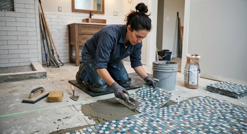 Bathroom Flooring Installation in Longmont, CO