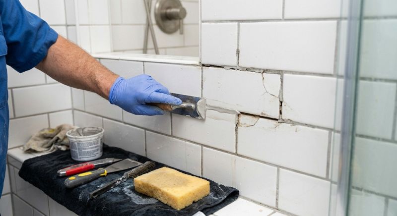 Tile Grout Crack Repair Service