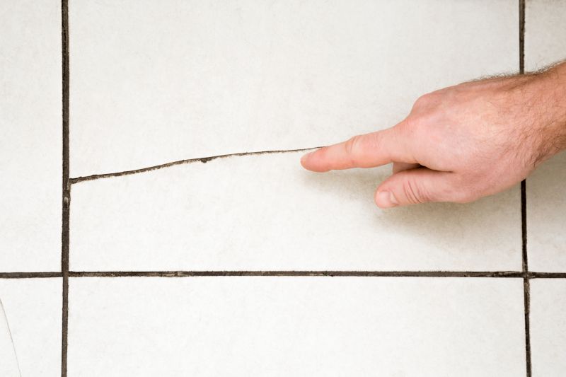 Tile Grout Crack Repair