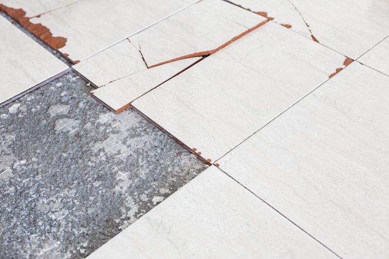 Tile Grout Crack Repair